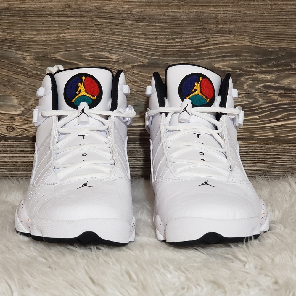 New Nike Jordan 6 Rings 'Paint Splatter' Sneakers - Picture 3 of 8